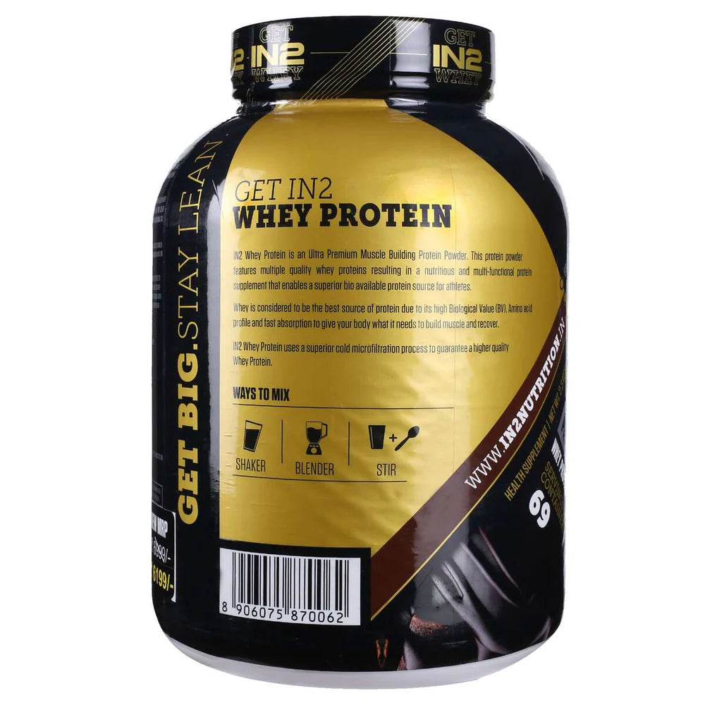 IN2 Whey Protein 1.81Kg with IN2 Preworkout Free