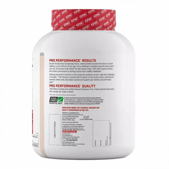 GNC Pro Performance 100% Whey Protein - 2 kg (Free GNC Mega Men Multivitamin) WORTH Rs 749