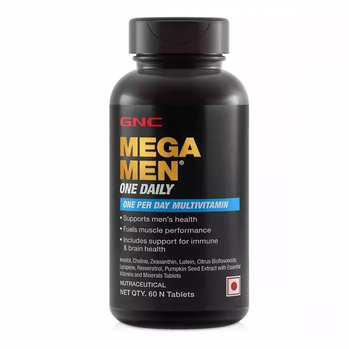 GNC Mega Men One Daily Multivitamin 60 Tablets