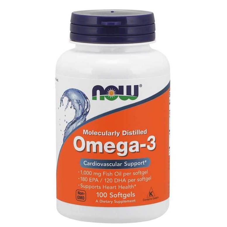 Now Foods Omega-3 Cardiovascular Support 100 Softgels
