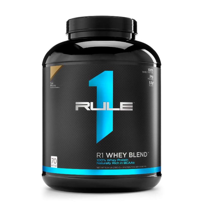 Rule 1  Whey Protein Blend 100% 5Lbs