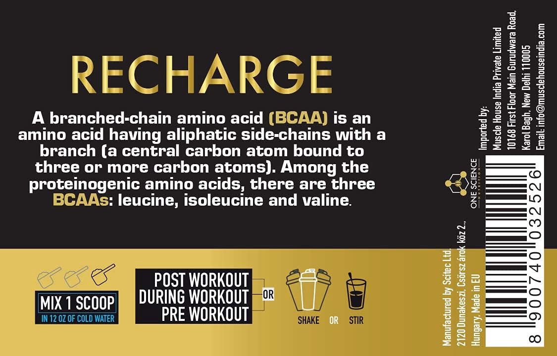 One Science Nutrition Recharge BCAA - 50 Servings