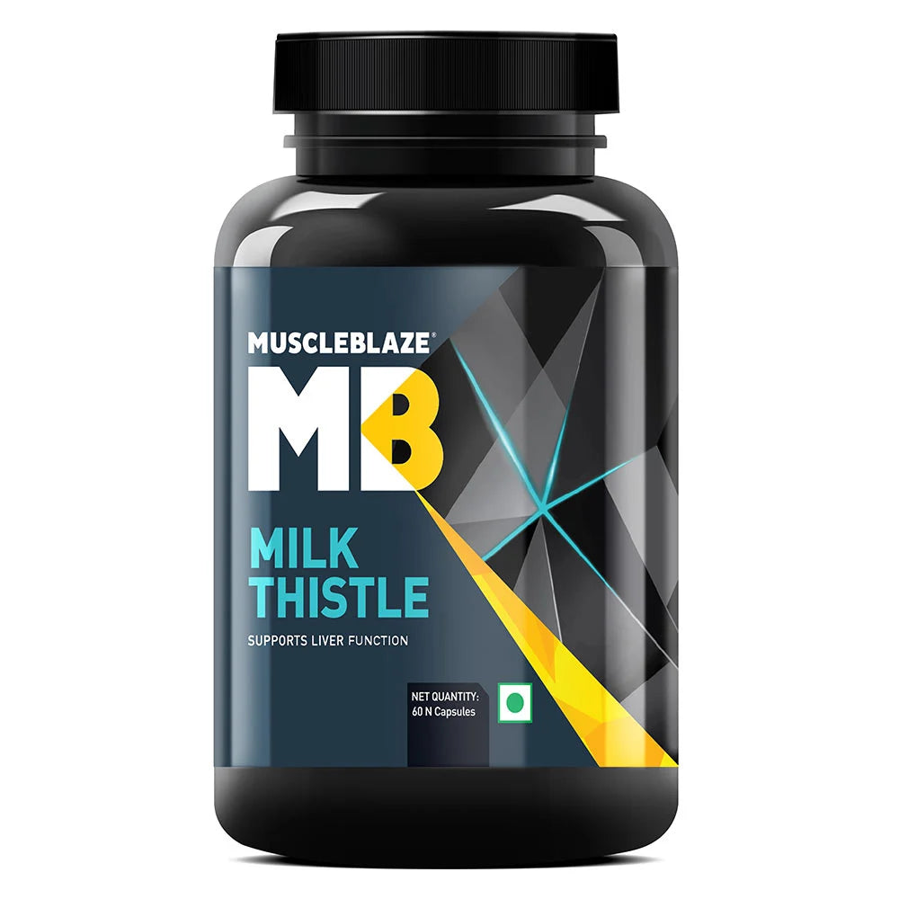MuscleBlaze Milk Thistle, 60 capsules